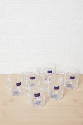 Clear Glass Finjan Cup (6 Piece)