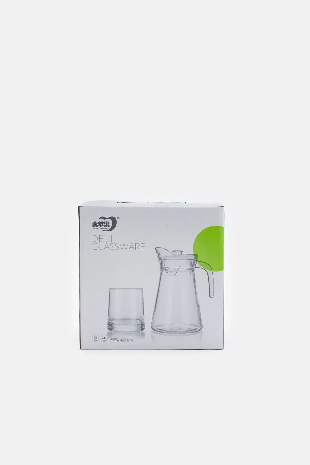 Clear Glass Pitcher Set (6 Pieces)