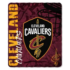 Cleveland Cavaliers Fade Away Fleece Throw