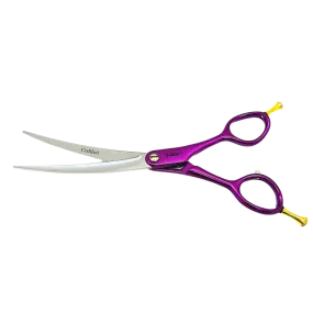 Colibri Curved Scissors Dark Purple 6.25 by Zolitta