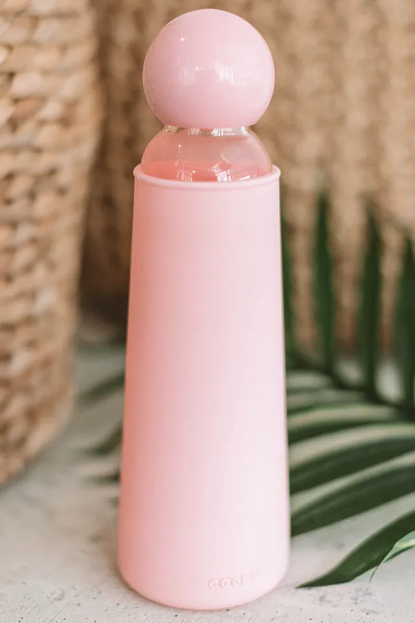 Cool It Glass Water Bottle With Silicone Sleeve in Pink