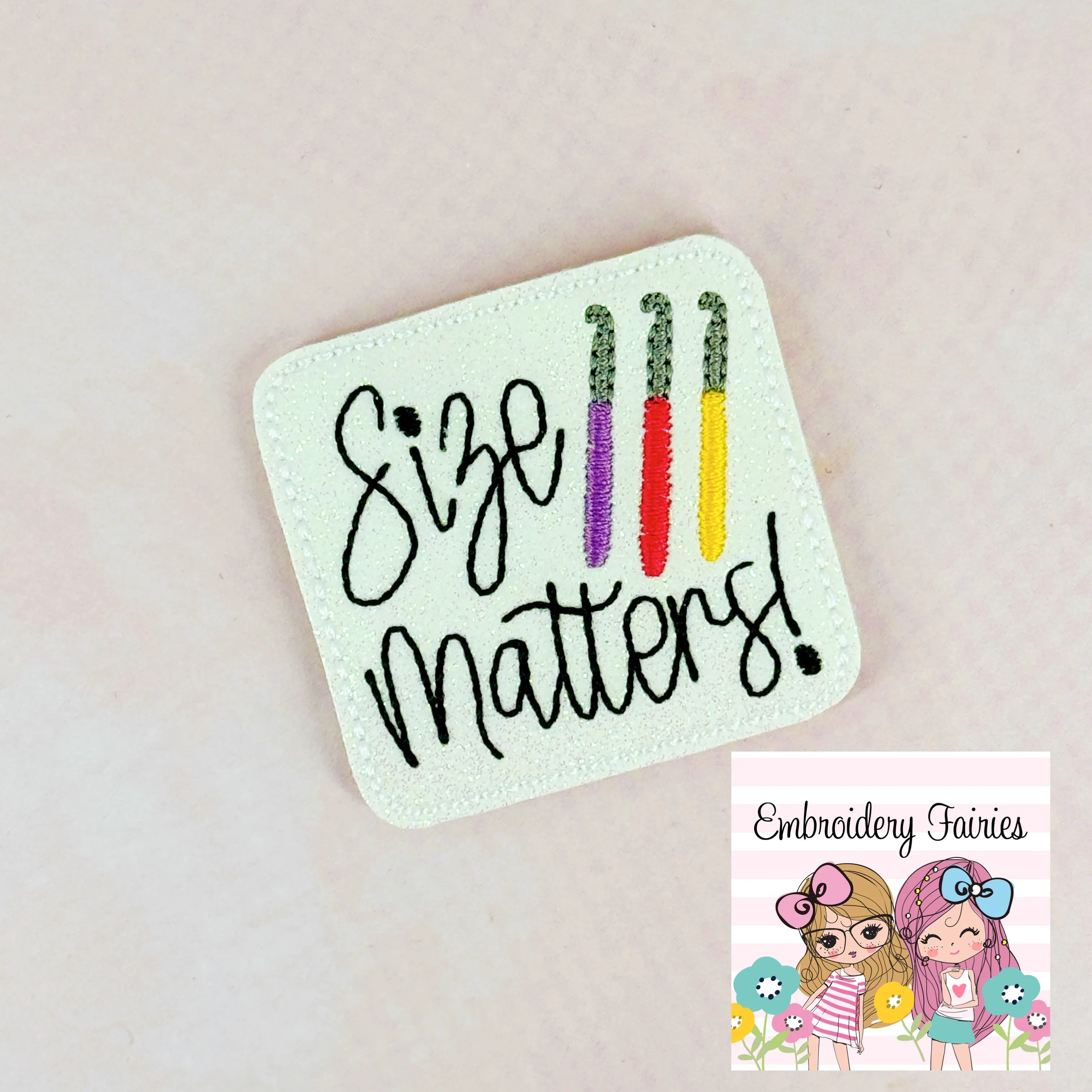 Crochet Size Matters Feltie Design