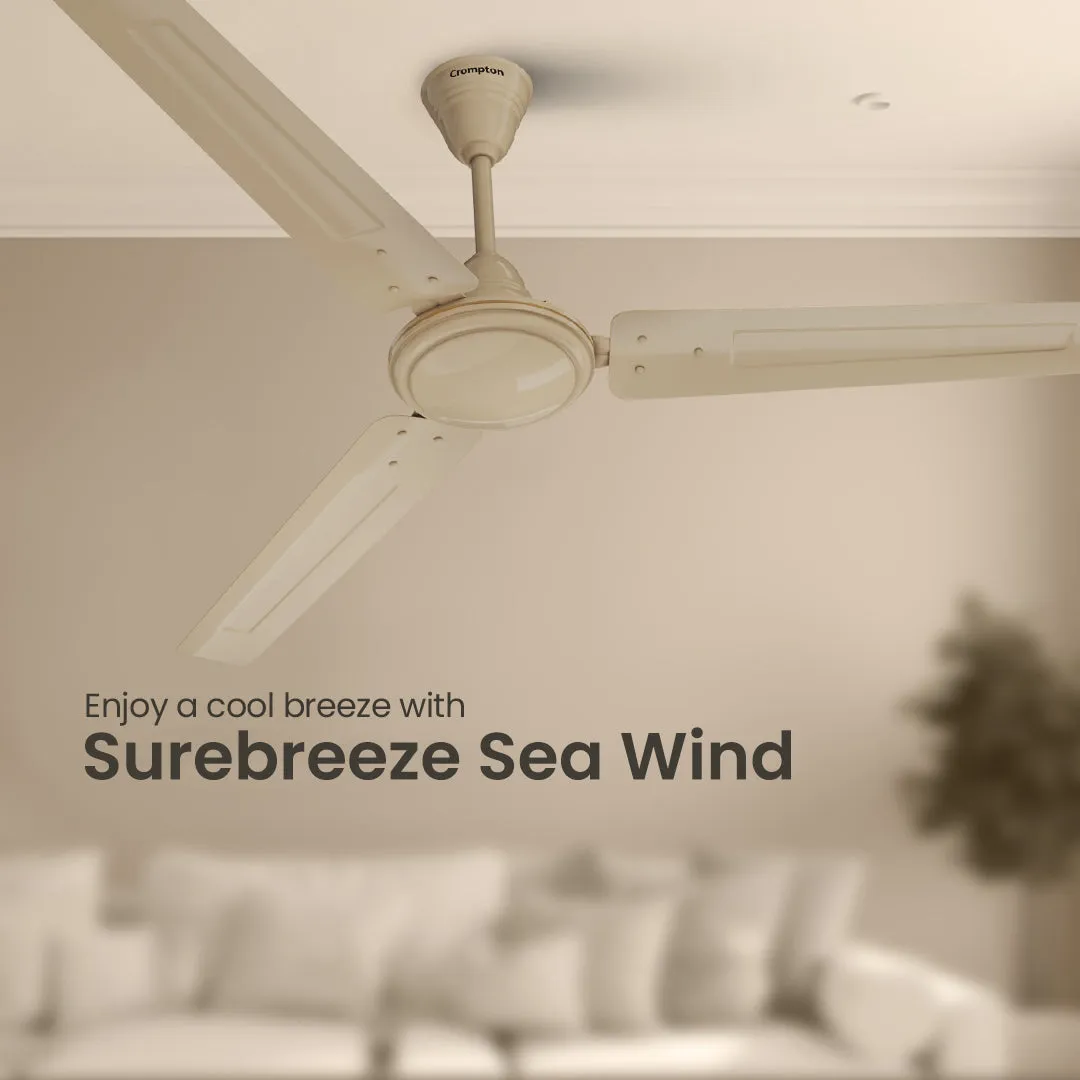 Crompton Surebreeze Sea Wind | Star Rated Ceiling Fan