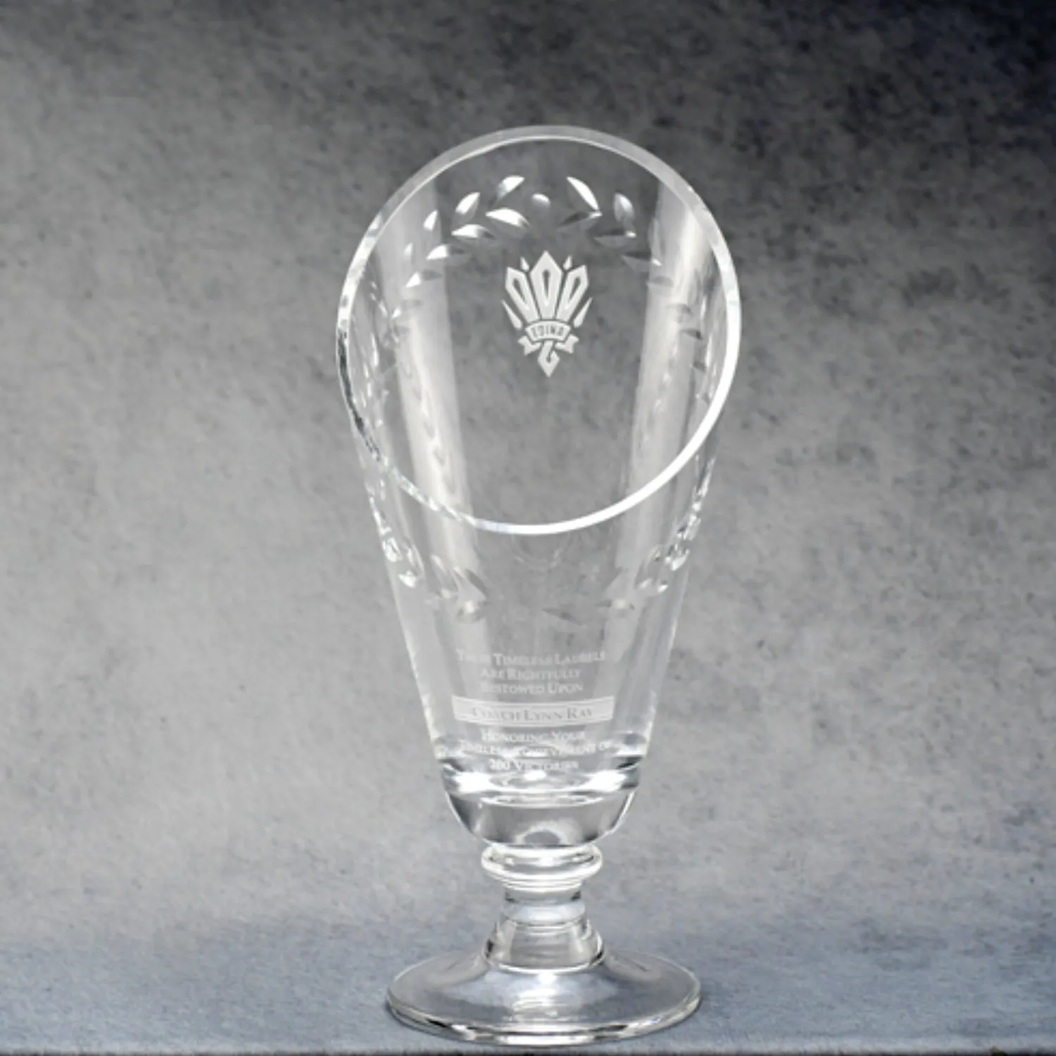 Crystal Laurel Cup 11.5"