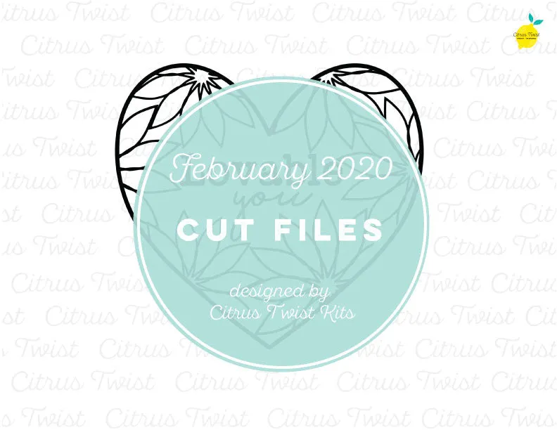 Cut file - LOVING HEART - February 2020