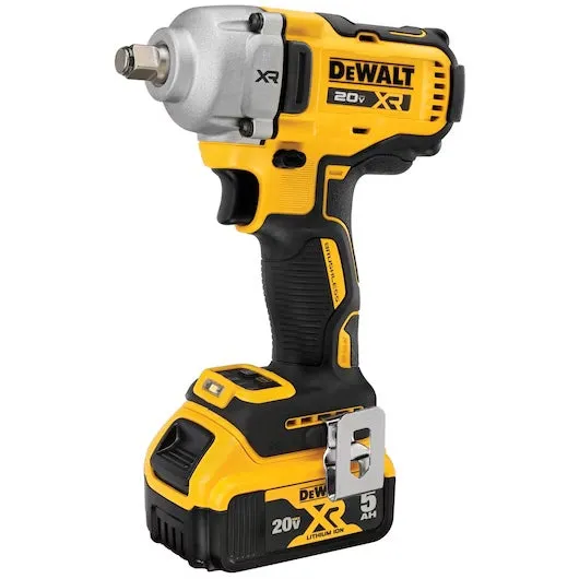 Dewalt® 20V MAX* XR® 1/2 in. Mid-Range Impact Wrench Kit with Hog Ring Anvil DCF891P2