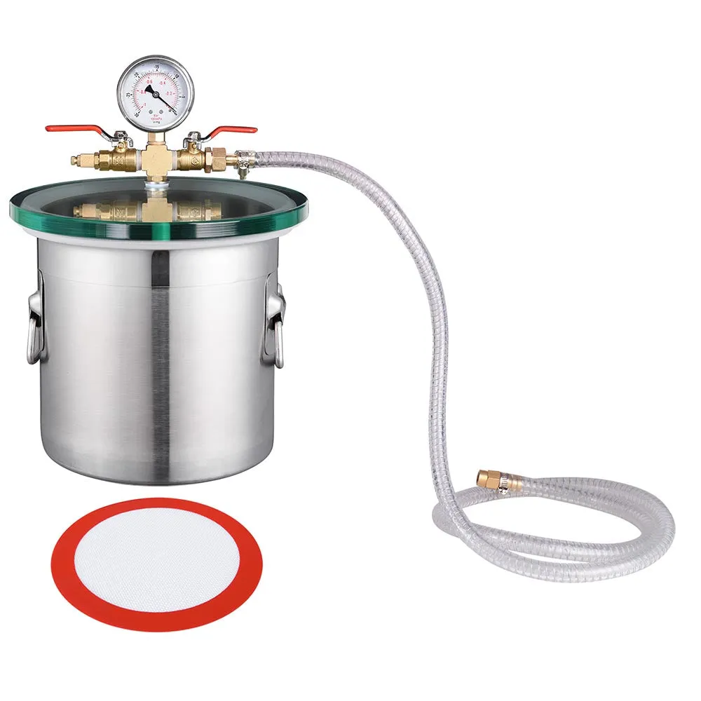 DIY 2-Gal Vacuum Degassing Chamber Stainless Steel