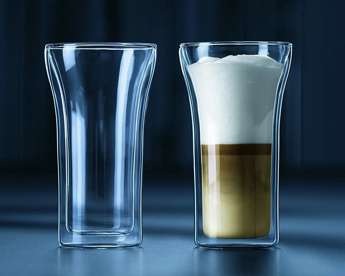 Double Walled Coffee Glasses 400ml