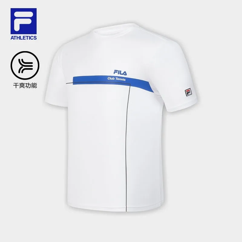 FILA CORE ATHLETICS TENNIS Men Short Sleeve T-shirt in White