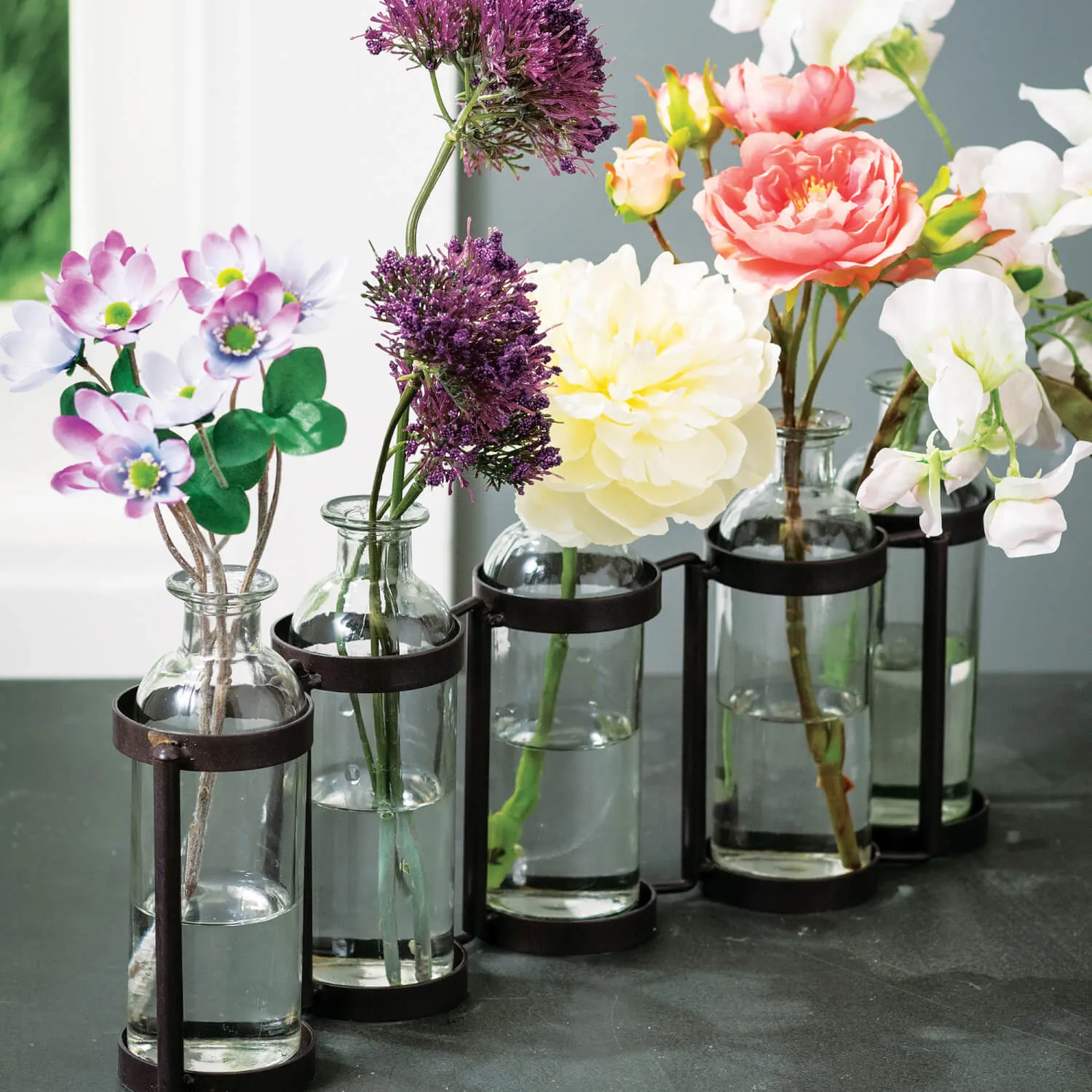 Five Bottle Vase