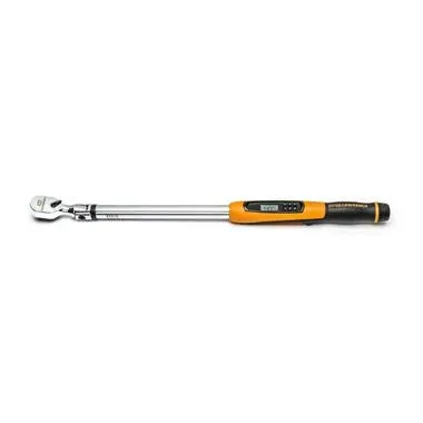 GEARWRENCH 1/2in Flex Head Electronic Torque Wrench with Angle 25-250 ft/Lbs 85079