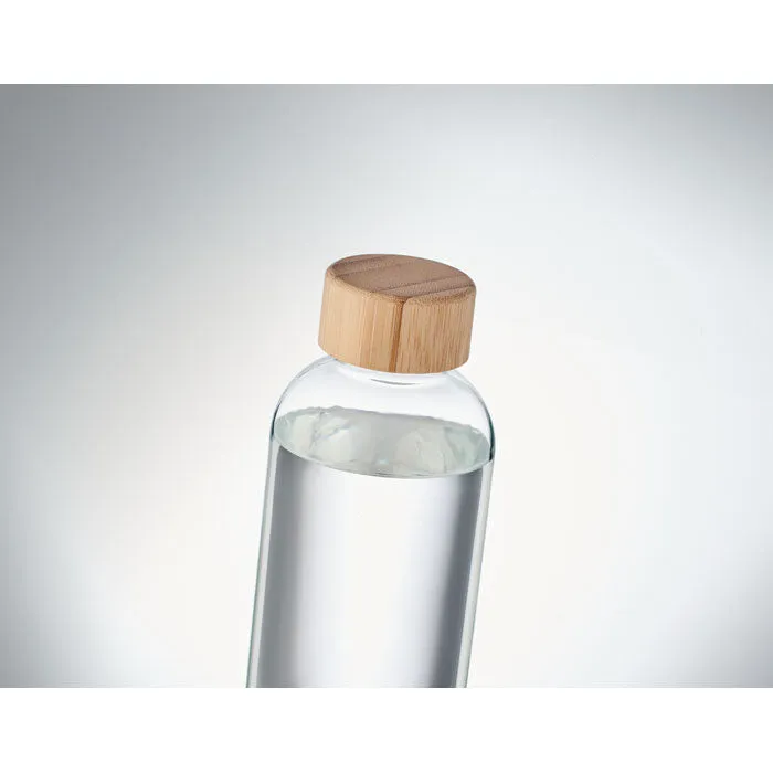 Glass Bottle 650ml Bamboo Lid | FRISIAN - MO6426