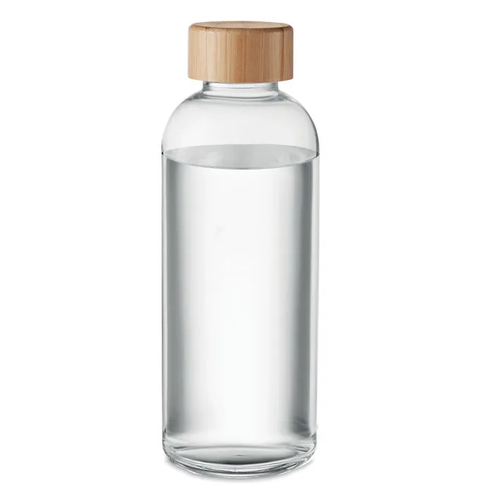 Glass Bottle 650ml Bamboo Lid | FRISIAN - MO6426