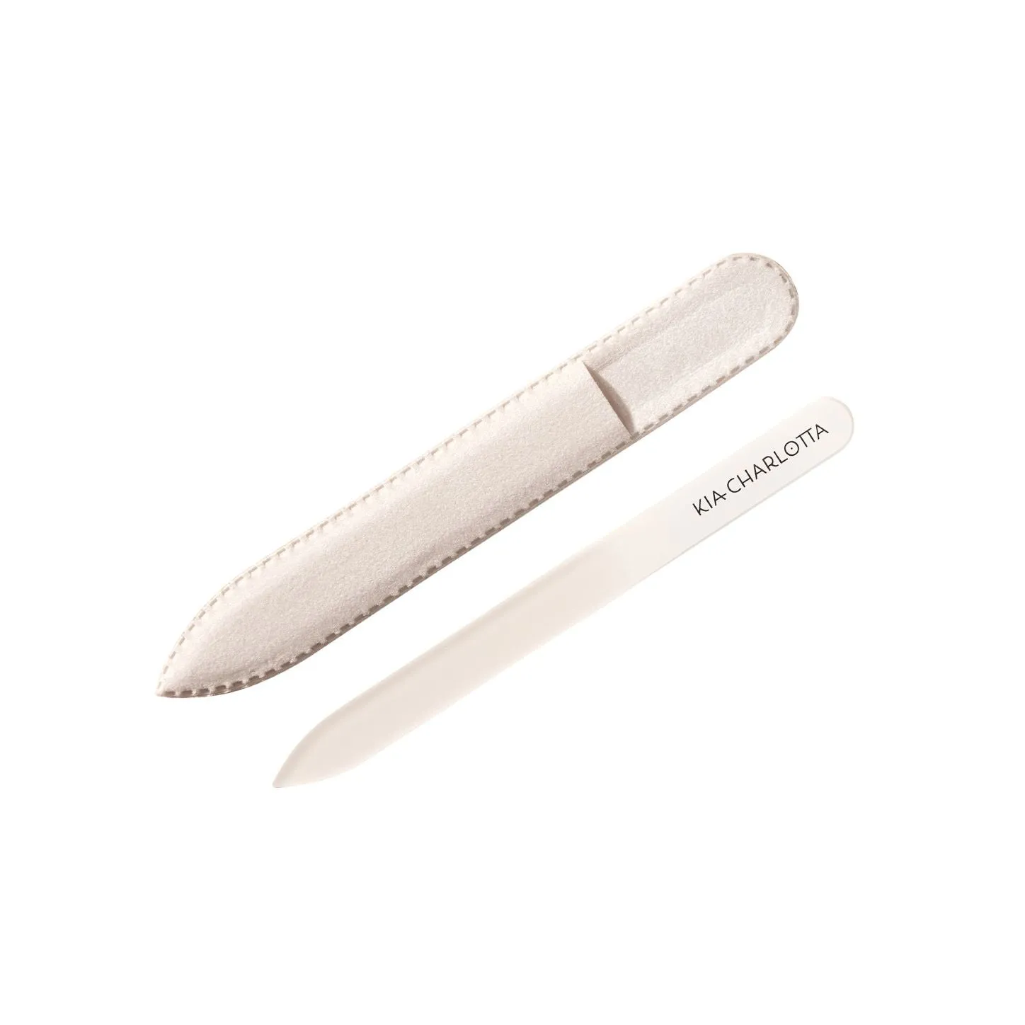 Glass Nail File, Beige