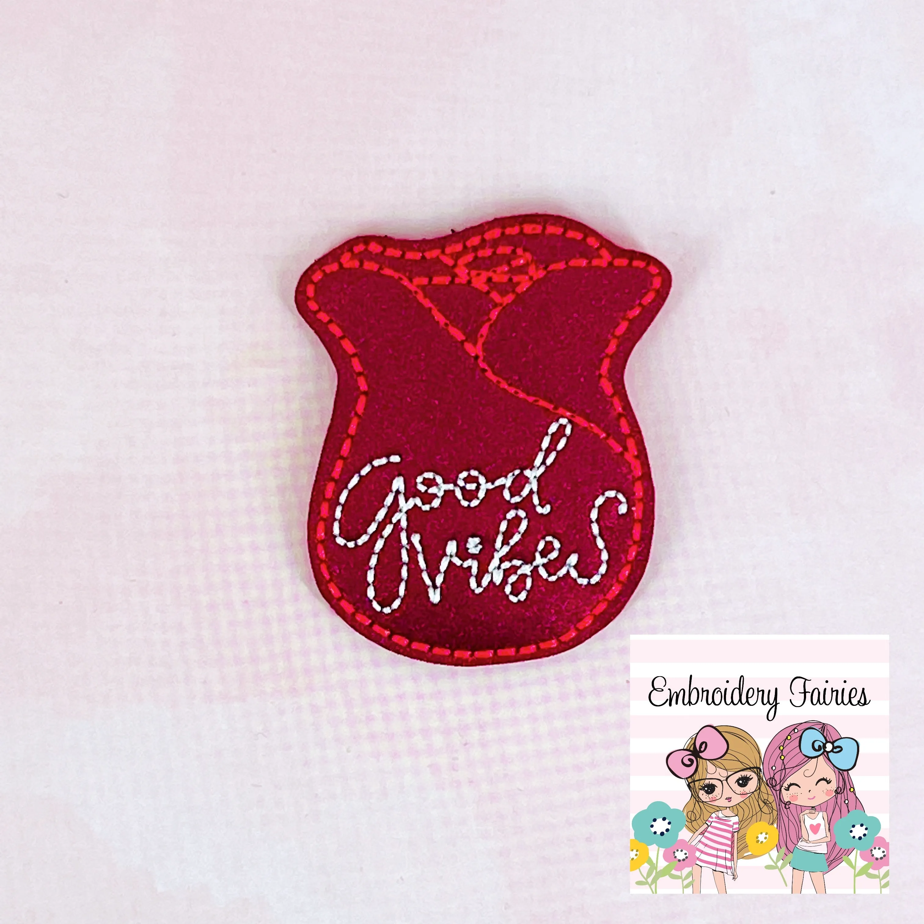 Good Vibes Rose Toy Feltie Design