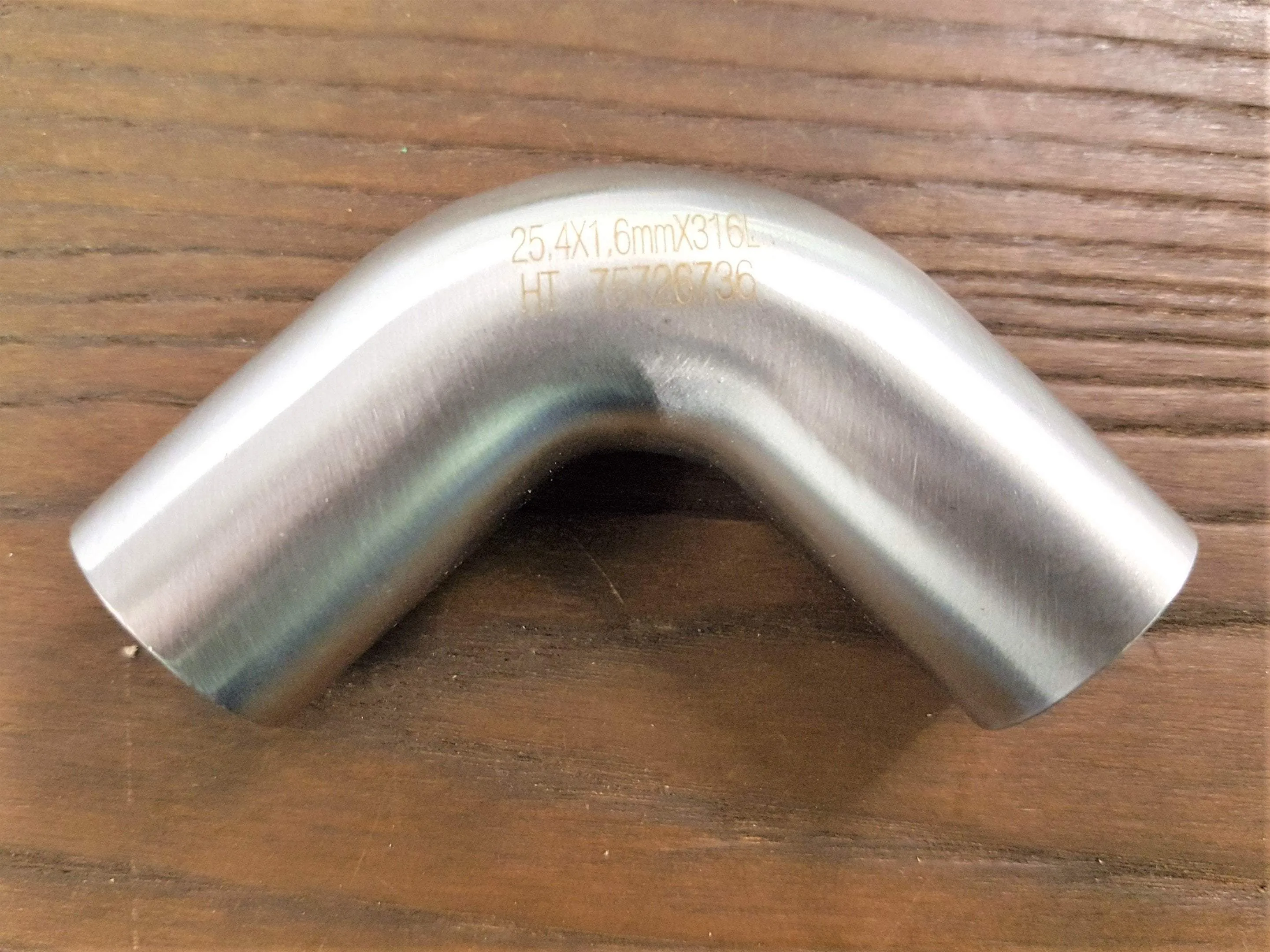 Grade 316 Stainless Steel 90° Short Radius Tube Bends