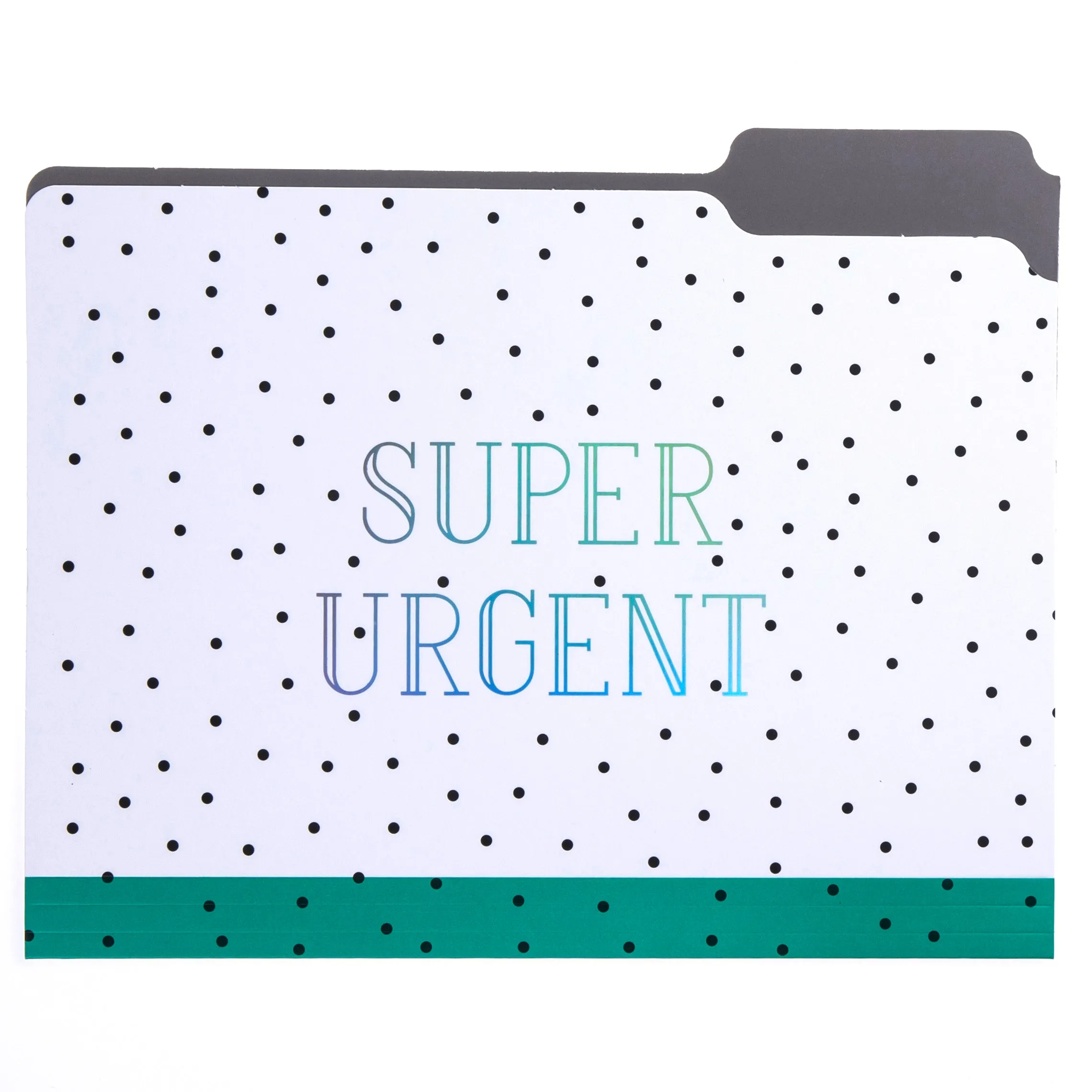 Green Dots File Folder Set