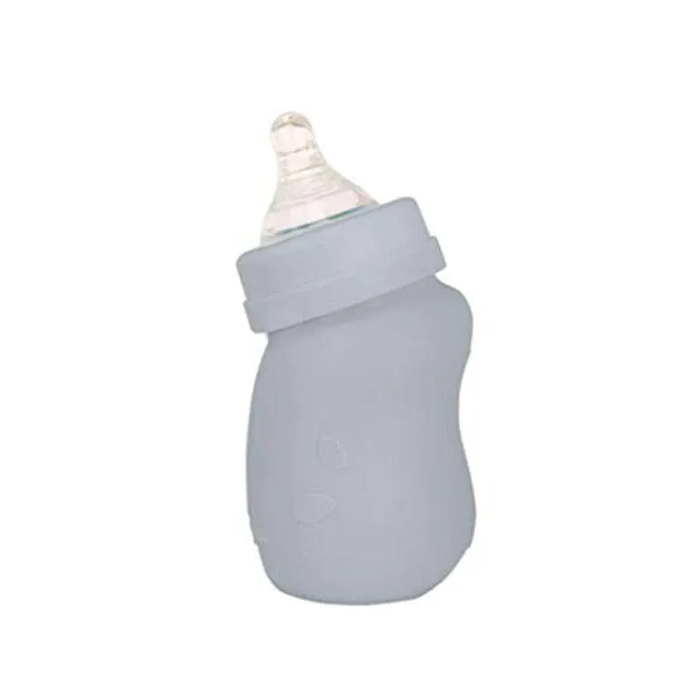 Green Sprouts Baby Bottle Made From Plants And Glass (5 oz) Grey