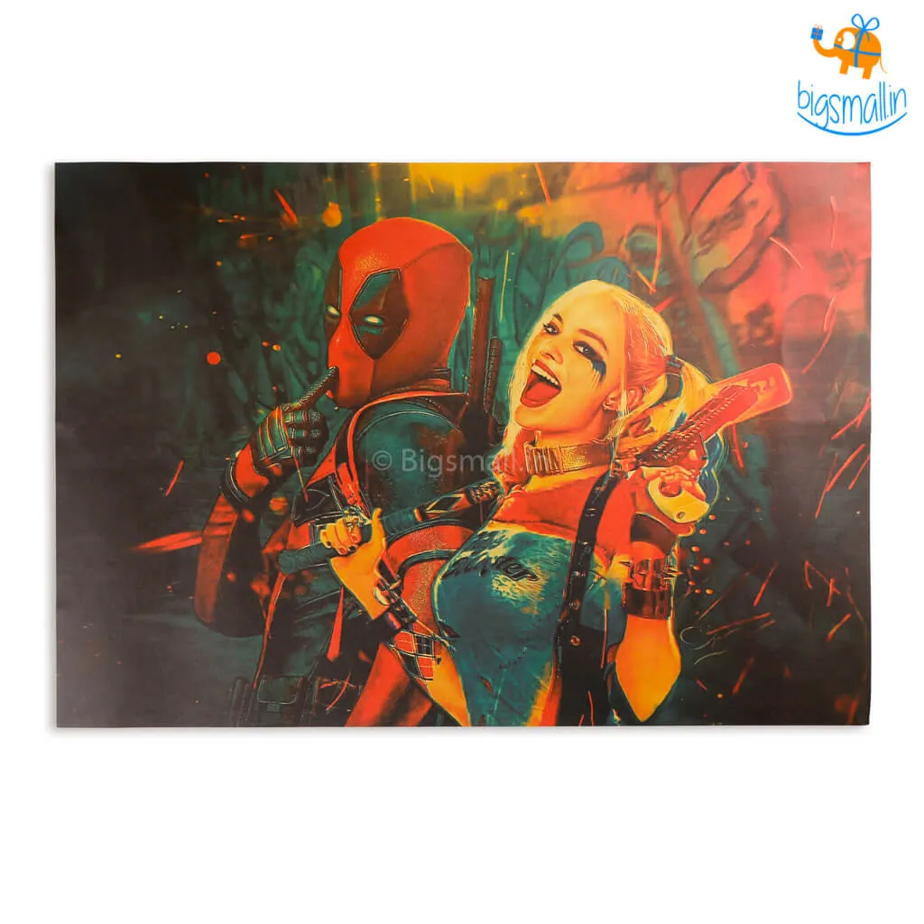 Harley Quinn & Deadpool Poster