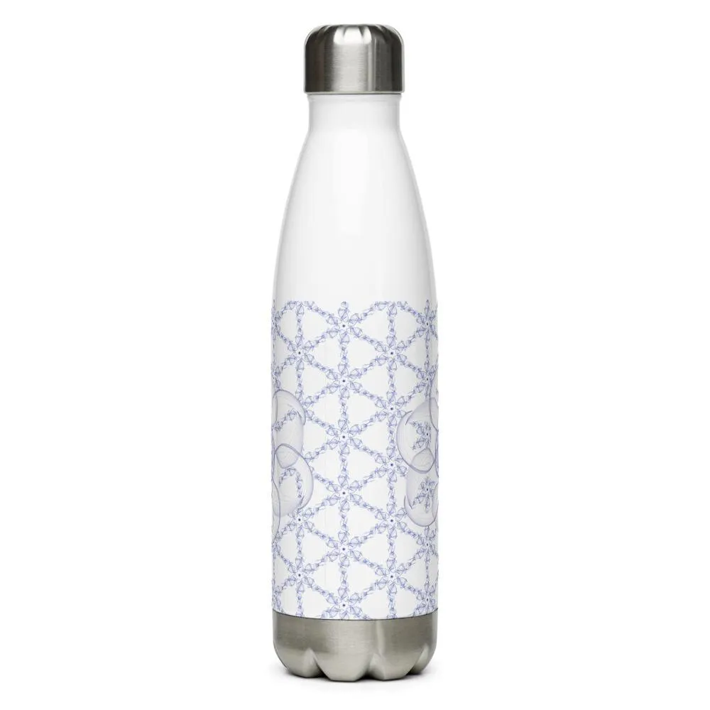 Hippy Flower - Stainless Steel Water Bottle 17oz