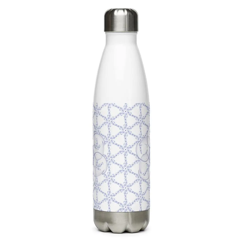 Hippy Flower - Stainless Steel Water Bottle 17oz