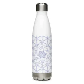 Hippy Flower - Stainless Steel Water Bottle 17oz