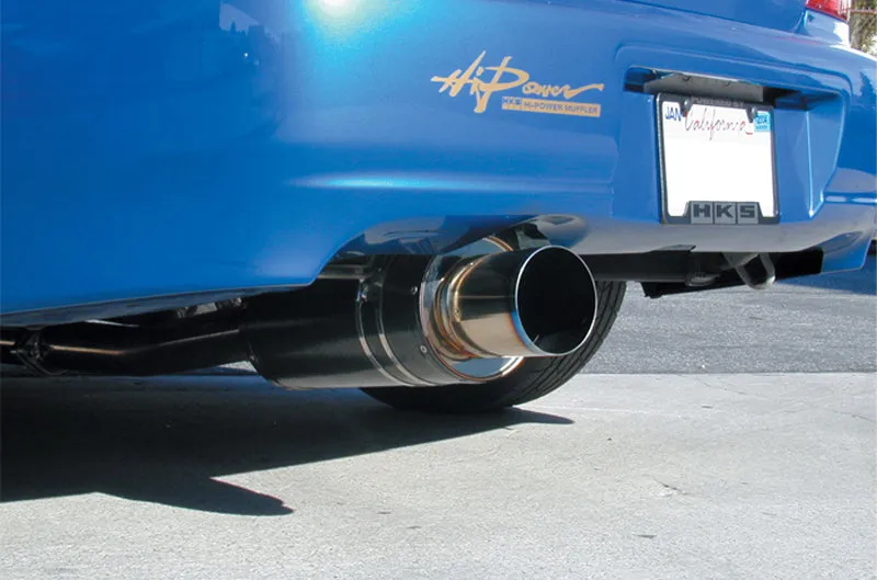 HKS 2002-2007 Subaru WRX / 2004-2007 Subaru STi Carbon Ti Exhaust (hks3112-EX005)