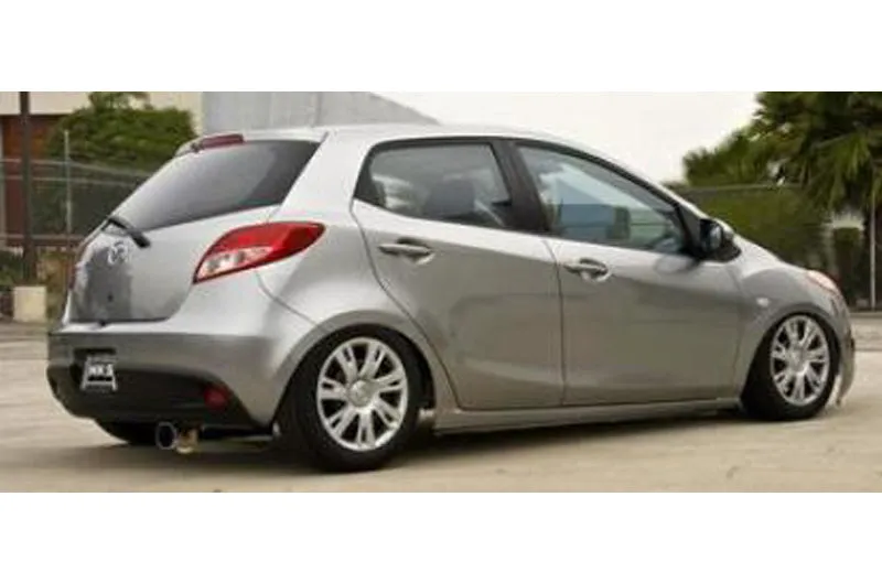 HKS 2011-2014 Mazda 2 Silent Hi-Power Rear Section Only Exhaust w/ External Resonator