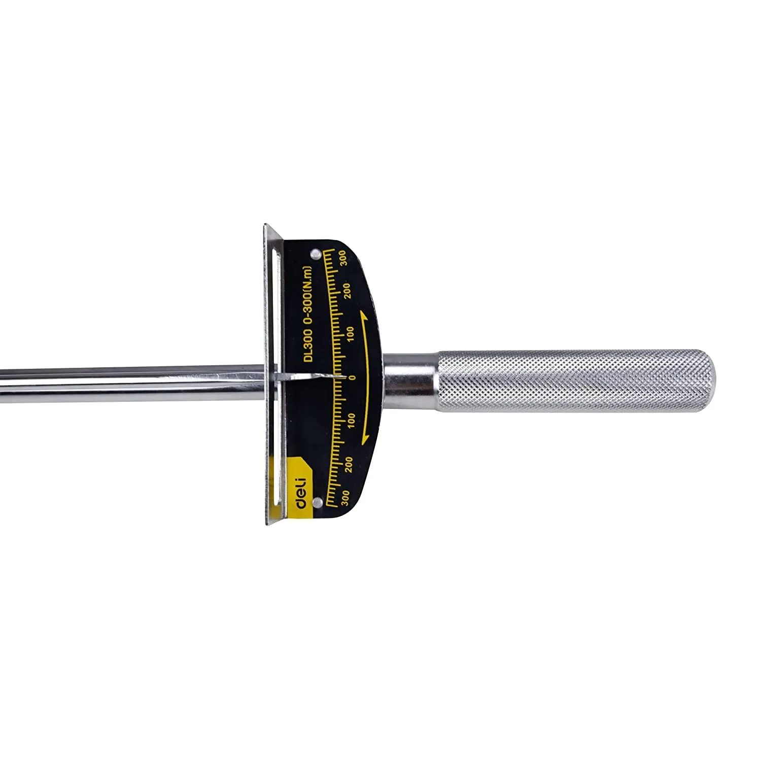 Homdum Pointer Type Torque Wrench Deli 1/2 inch Square Drive manual Torque Wrench 0 - 300 nm.