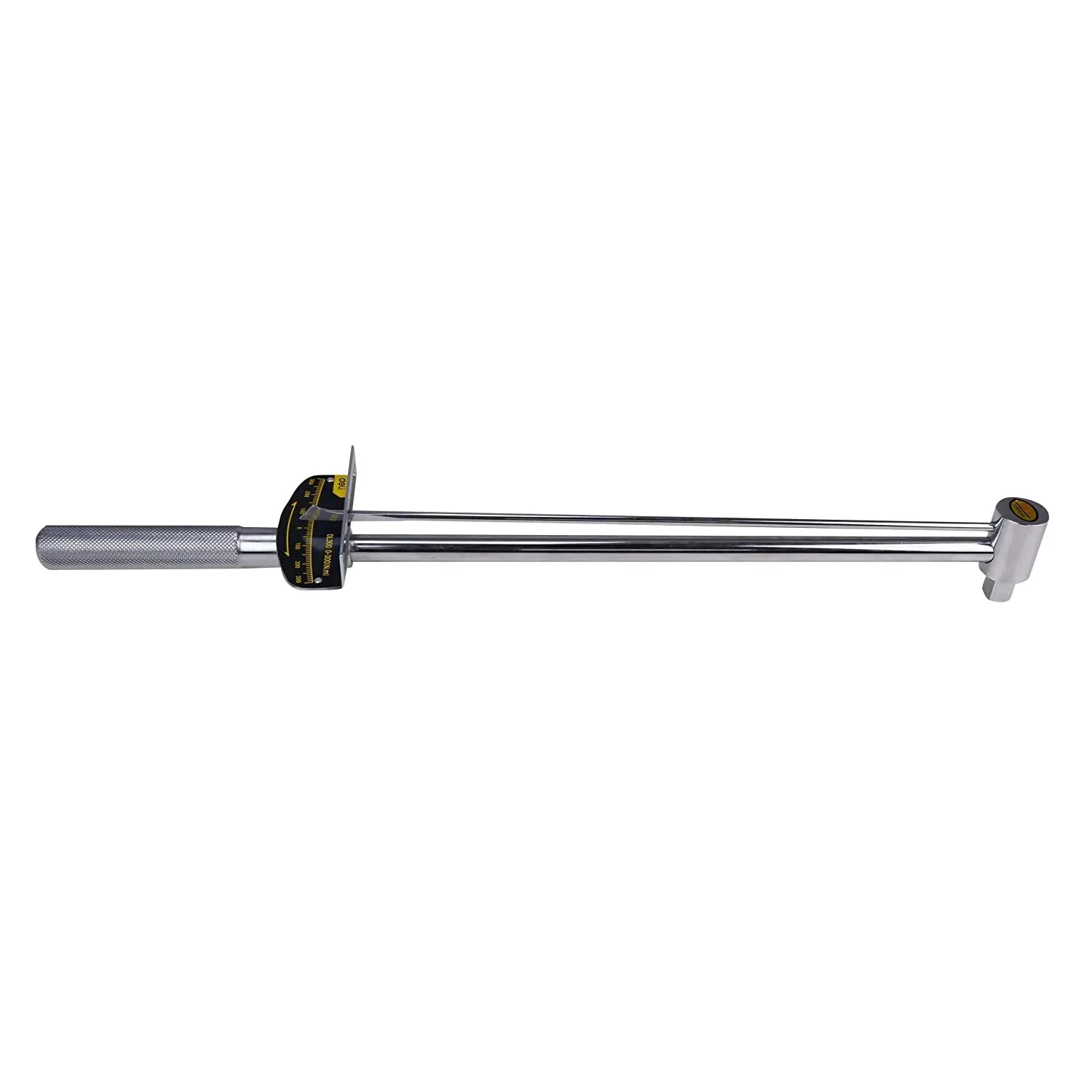 Homdum Pointer Type Torque Wrench Deli 1/2 inch Square Drive manual Torque Wrench 0 - 300 nm.