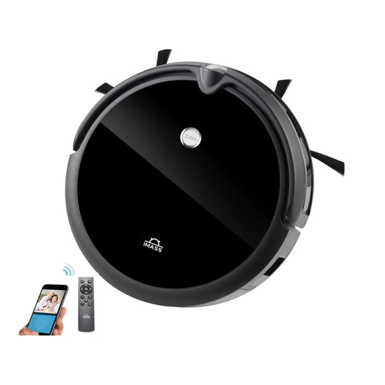 IMASS HD Video Surveillance Robot Vacuum Cleaner Mop