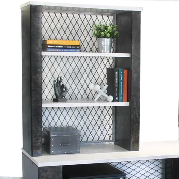 Industrial Desktop Hutch