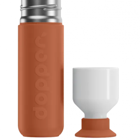 Insulated Thermal Water Bottle 350ml Terracotta Brown