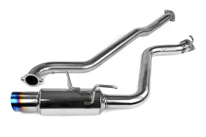 Invidia 08  WRX & STi Sedan 76mm (101mm tip) RACING Titanium Tip Cat-back Exhaust