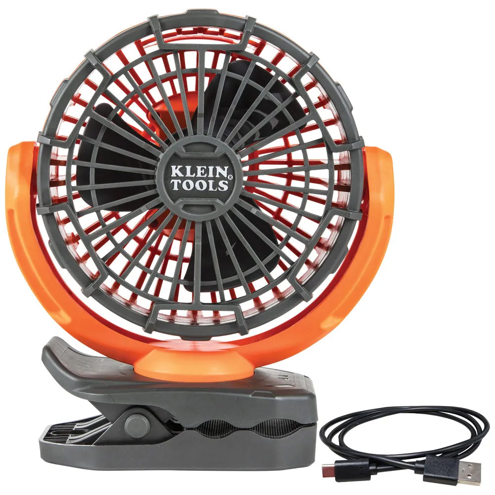 Jobsite Fan - Klein Tools Rechargeable Personal Jobsite Fan PJSFM1