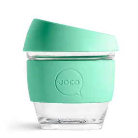 JOCO Reusable Glass Coffee Cup 8oz.