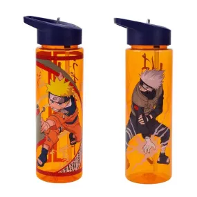 Kakashi and Naruto on 24oz Single Wall Water Bottle Set of 2