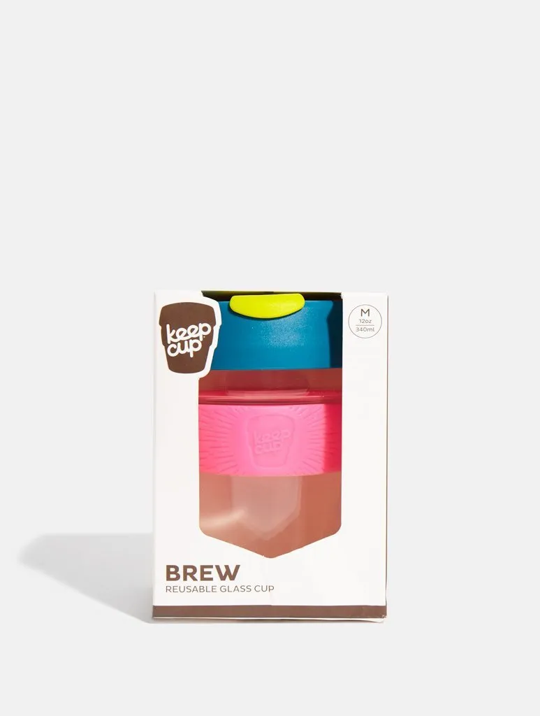 KeepCup Brew Glass Coffee Cup Atom