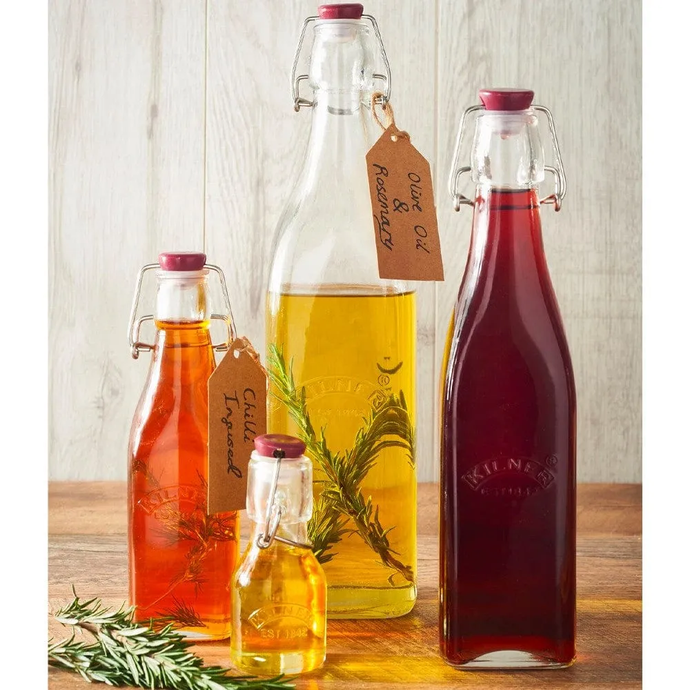 Kilner Clip Top Preserve Bottle Square sides 250ml