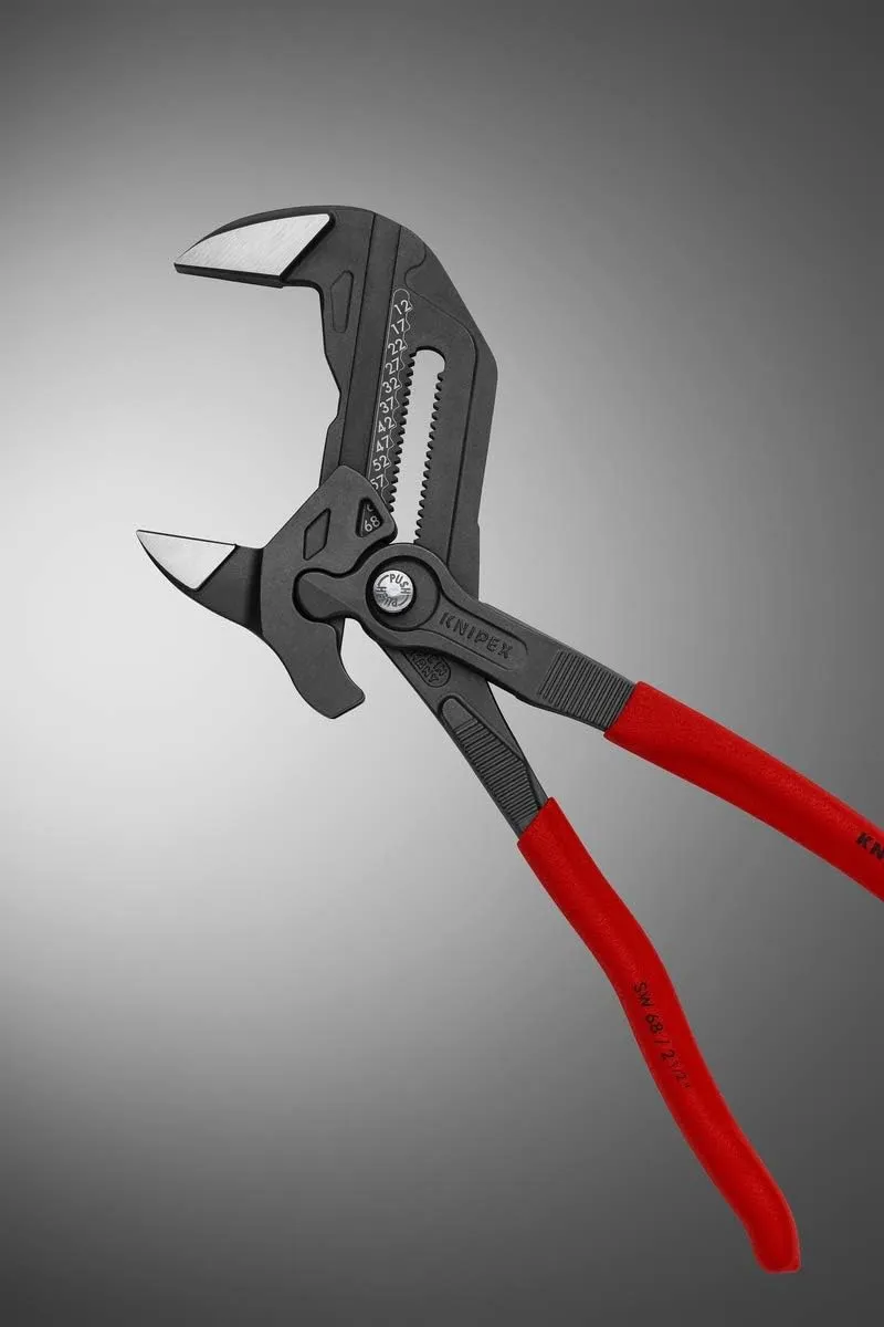 Knipex 86 01 300 Pliers Wrench 12", Black Finish with Non-Slip Textured Grip