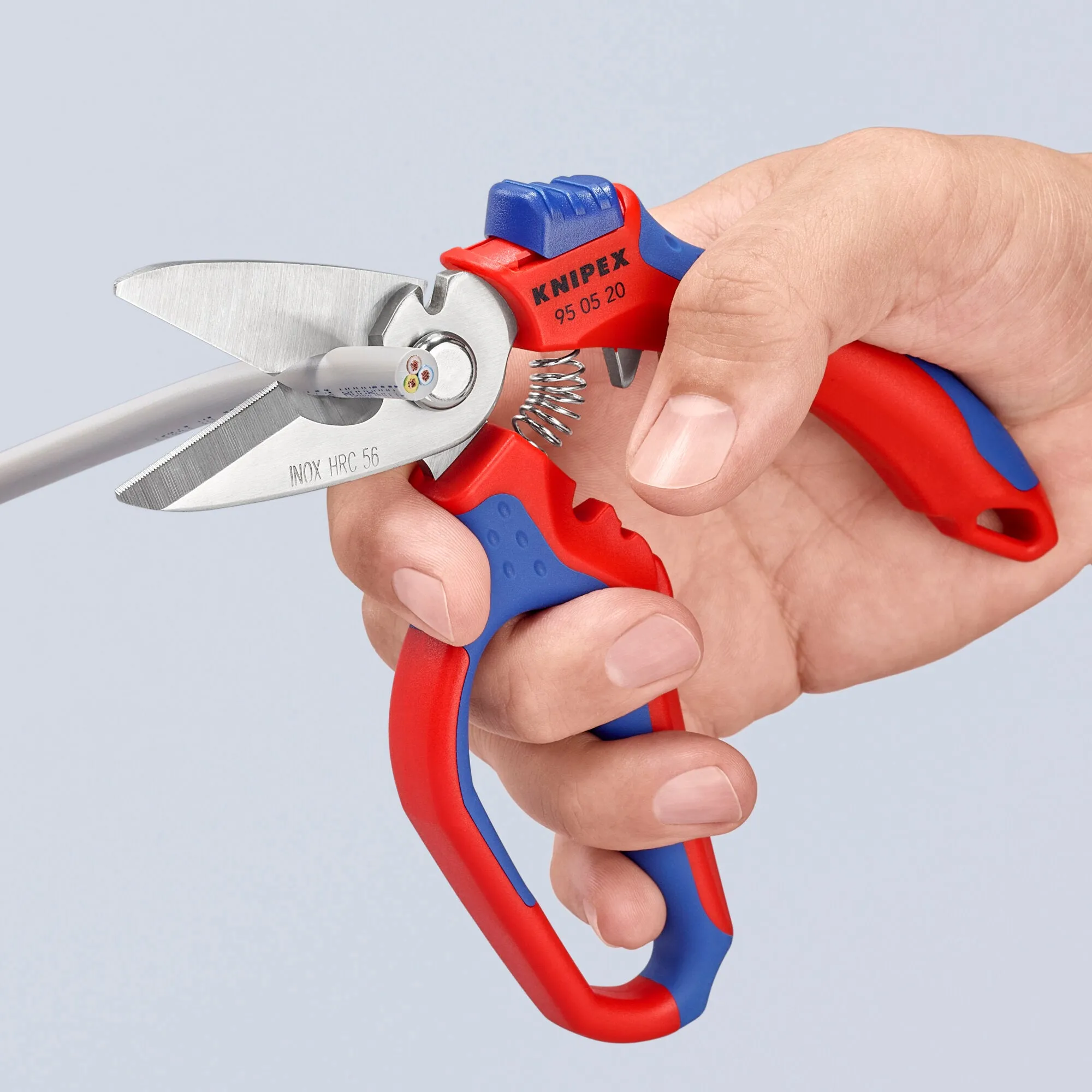 Knipex 95 05 20 US 6 1/4" Angled Electricians' Shears