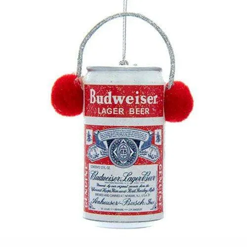 Kurt Adler - Budweiser Beer Ornament - Choose your Style