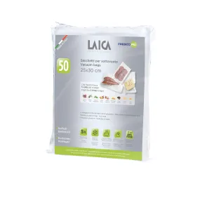 Laica Vacuum Bags 25 x 30cm Pack of 50