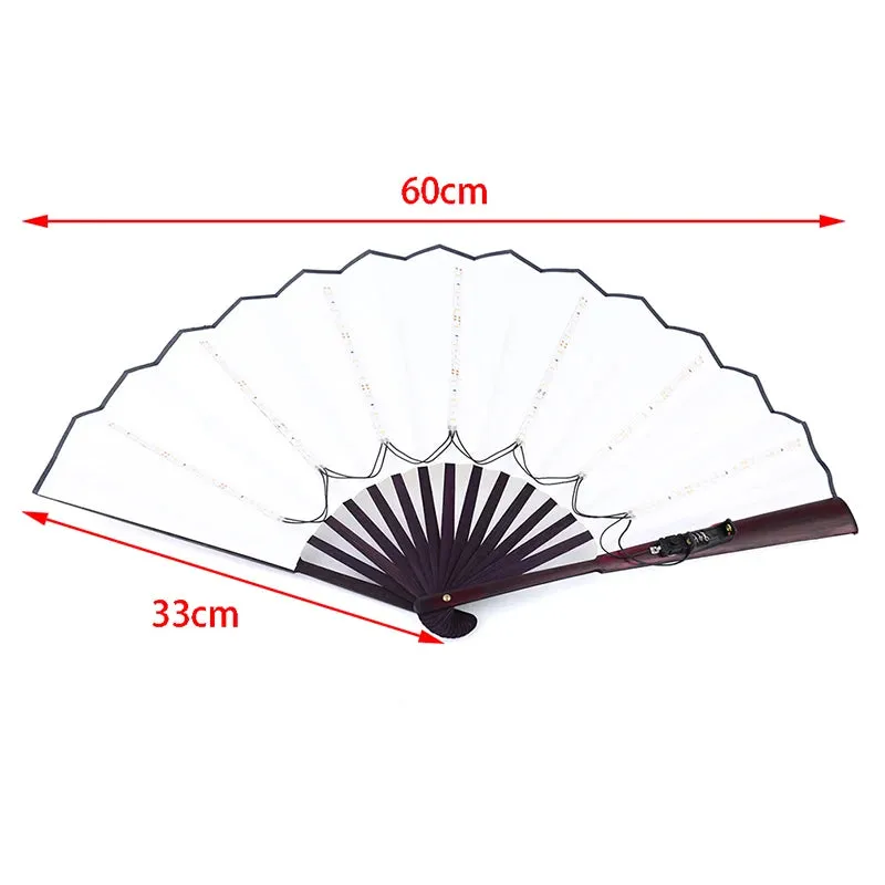 Large Yellow LED Hand Fan