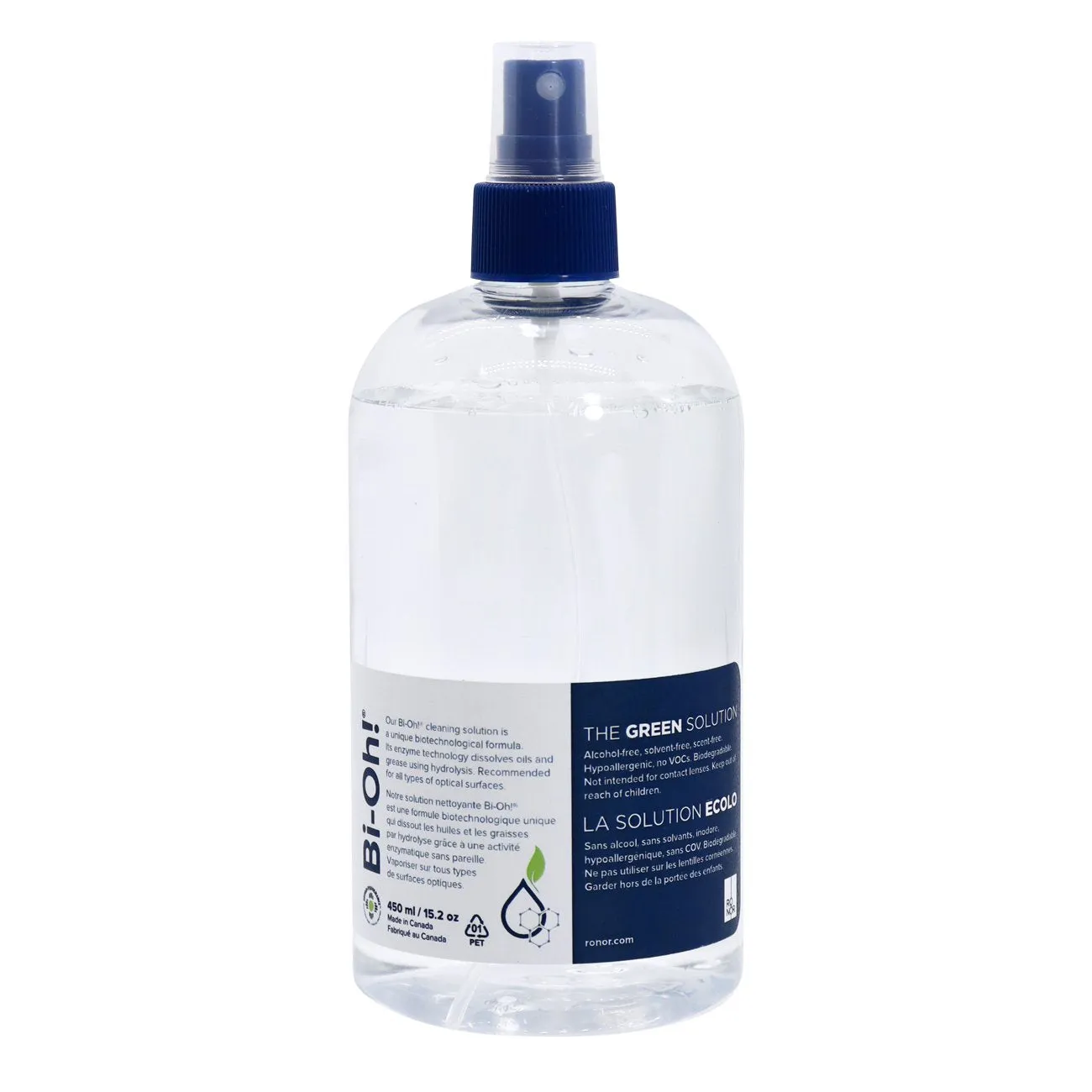 Lens Cleaning Solution - Ronor Bi-Oh! ECON30BIOH / ECON125BIOH / ECON450BIOH