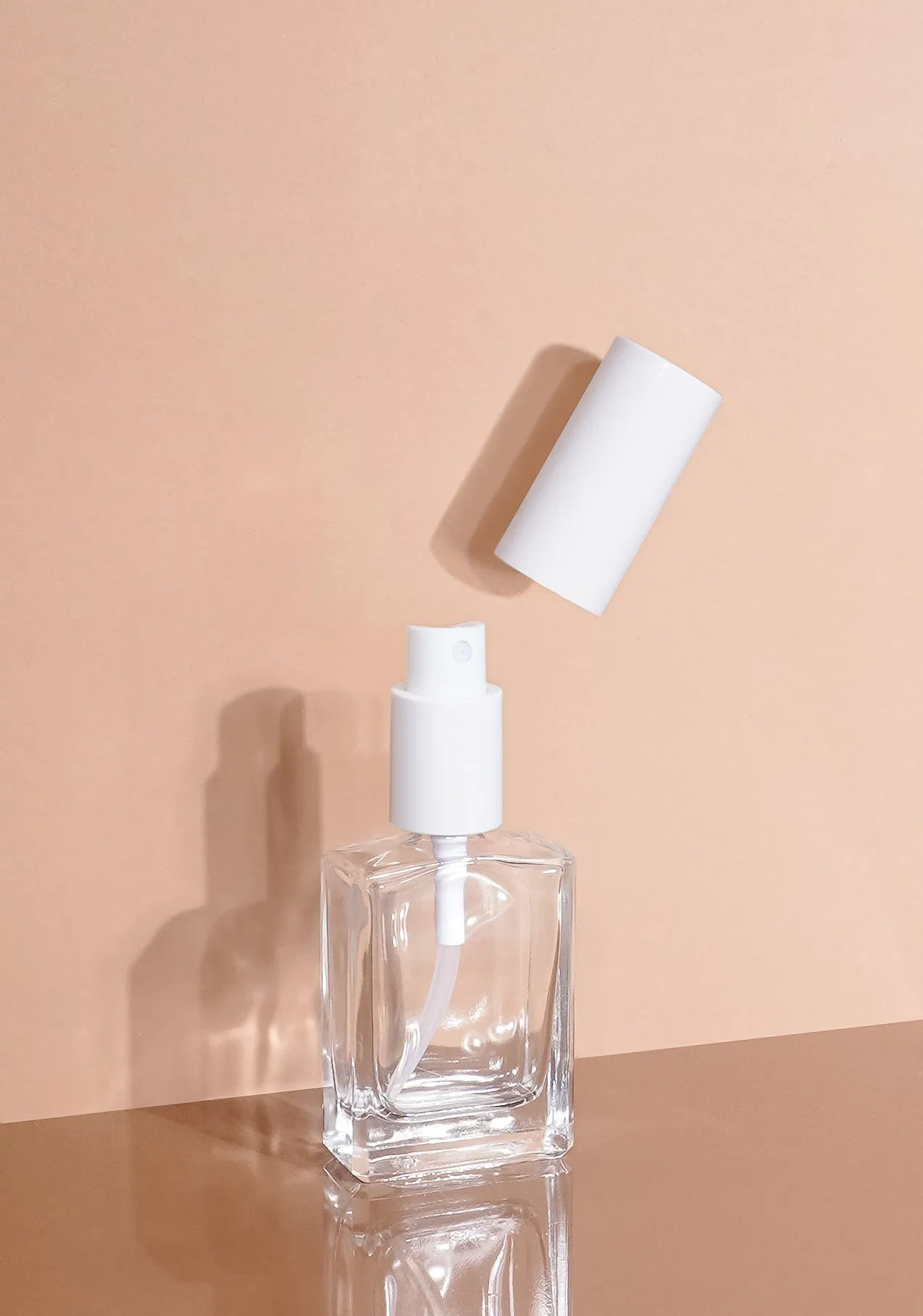 Lily Glass Bottle | Clear | Spray Cap