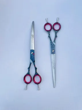 Loyalty Pet Products “Red Widow” 2 pc Shear Set With Matching Shear Case   Gift