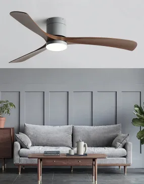 Lux Comfort Low Profile Ceiling Fan with Light