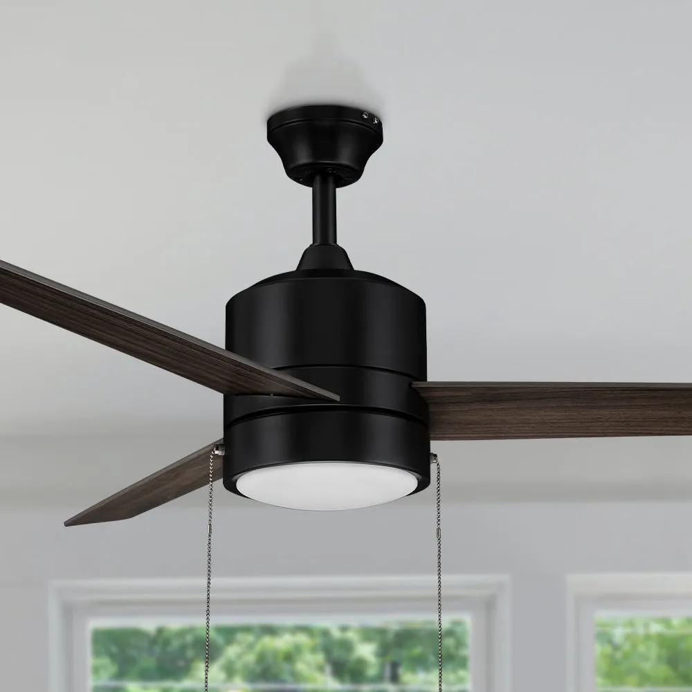 Marais Ceiling Fan with LED Light and Pull Chain 52 Inch