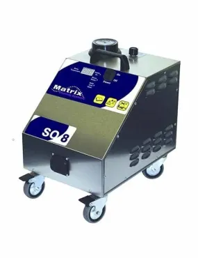 Matrix SO8 Commercial 8 Bar Steamer Without Vacuum For Cleaning And Disinfection NLA